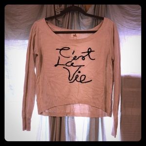 Beautiful cropped sweater